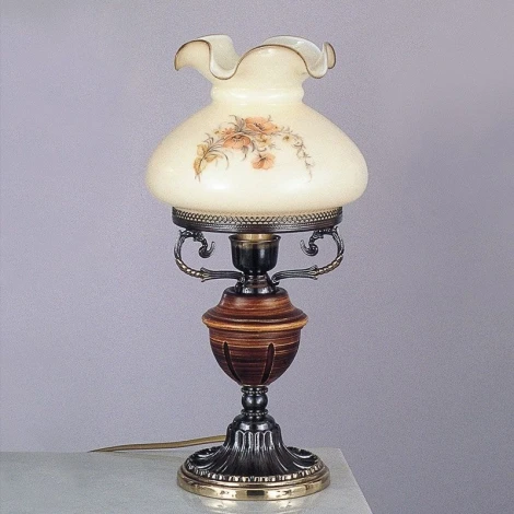 Интерьерная настольная лампа в виде керосиновой лампы P.2400M Reccagni Angelo 2400 P 2400M