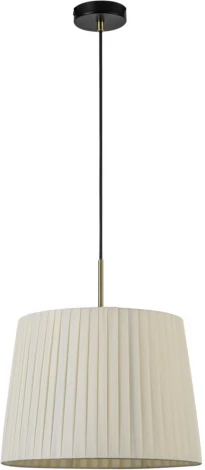 Подвесной светильник Lumion Tune 8302/1 бронза/черный/бежевый, металл/текстиль E27 1*60W 220V