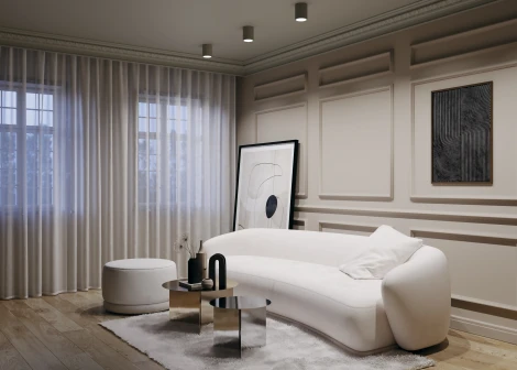 Потолочный светильник Maytoni Conik gyps C001CW-01W-1 (220V, круглые)