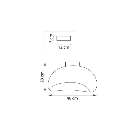 Светильник настенно-потолочный 1xE27 (led) max 12W Lightstar Sigma 611646
