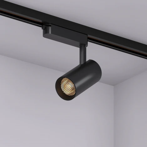 Трековый однофазный светильник LED LGD-GERA-2TR-R60-15W Warm3000 (BK, 24 deg, 230V) (Arlight, IP20 Металл) 055065