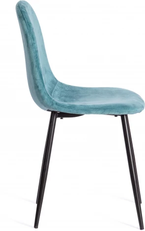 Стул BREEZE (mod. 4724) / 2 шт. в упаковке Tetchair (Вельвет,Металл/Зеленый) арт.24468