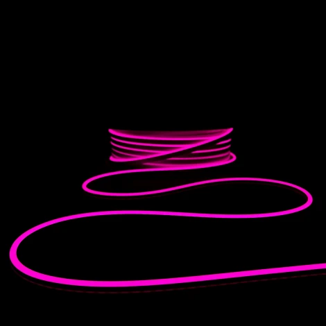 Односторонний Гибкий Неон 8х16мм Розовый 12В, IP65 Laitcom FR-23517