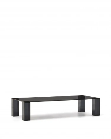 Журнальный столик Adularia из стекла темно-серого цвета 140 x 60 La Forma (ex Julia Grup) арт.205342