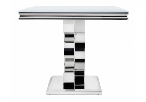 Стол на тумбе Woodville Klod белый 15304