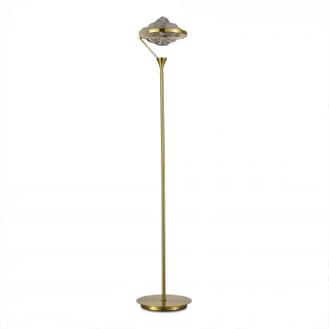 Торшер ST Luce Amara SL6115.305.01 Латунь/Дымчато-Серый LED 1*19W 3000K