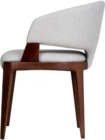 Кресло R-Home Ester Gray/т.орех