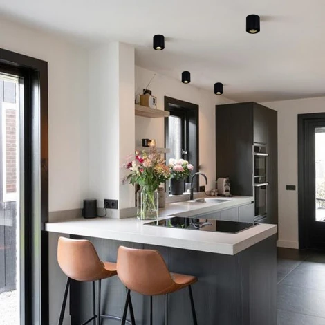 Точечный светильник Reluce 16135-9.5-001 GU10 BK (220V)