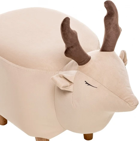 Пуф Leset Maral COMBI (Фанера,Брус/Велюр) Leset арт.2500000127793