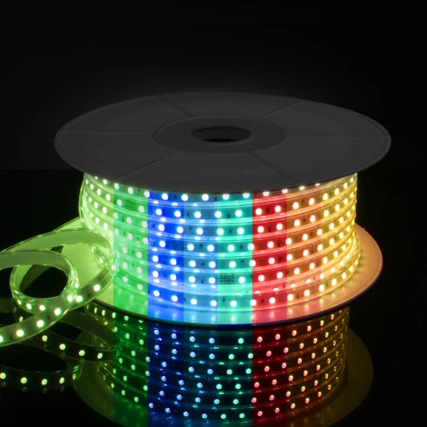 Светодиодная лента Elektrostandard LS002 220V RGB 11W 60Led 5050 IP65 мульти, 50 м