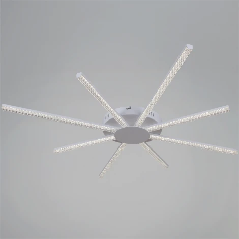 Потолочная люстра светодиодная с пультом  и ночным режимом Reluce 06537-0.3-4+4 WH (Умный дом) (220V)