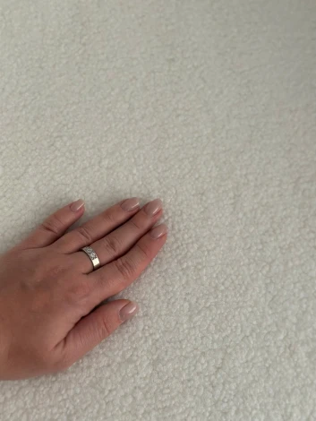 Кресло KALMAR NINI-01 Белый, teddy / черный каркас М-City