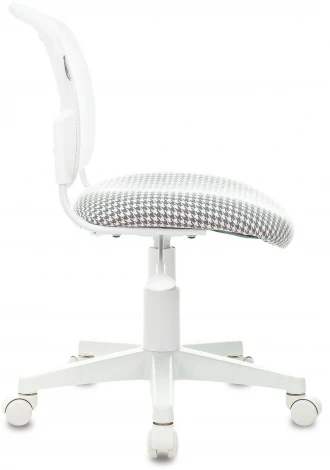 Кресло детское CH-W296NX белый TW-15 гусин.лапка Morris-1 сетка/ткань крестов. пластик Бюрократ CH CH-W296NX/GF-LT