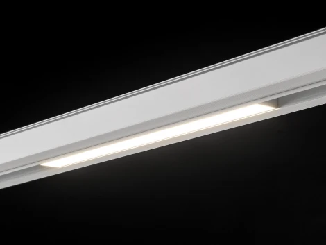 Трековый светильник светодиодный, магнитный, линейный, белый, 12Вт, 48V IP20 3000К Lumker SY-LINK SY-LINK-300-WH-12-WW