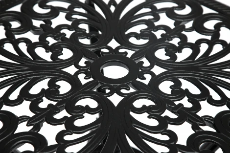 Комплект Secret De Maison Romance (стол +2 стула) черный (алюминиевый сплав)