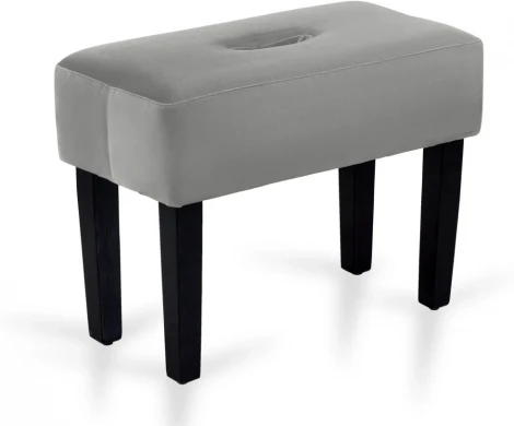 Табурет мягкий Handy ОГОГО (арт.671359), (Велюр,Экокожа/Серый)