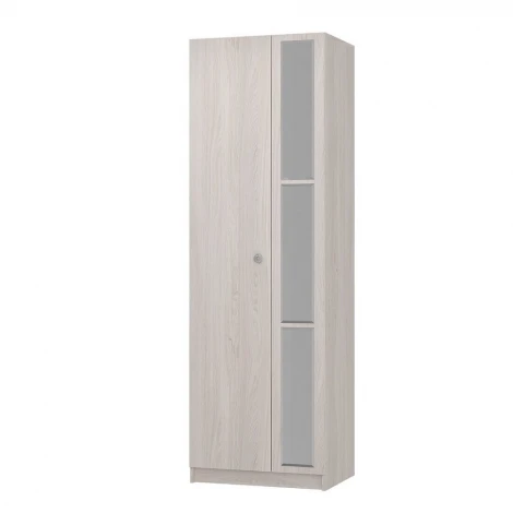 Шкаф БТС двухстворчатый Зарина ШК-01, ясень белый
