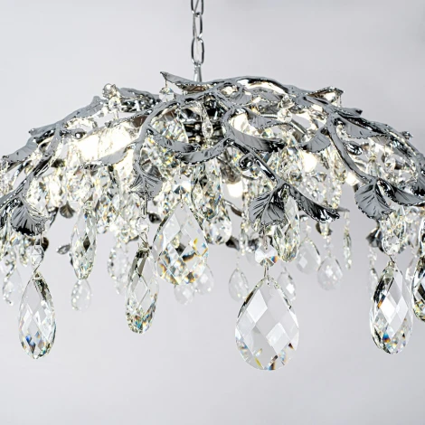 Подвесная люстра хрустальная Modelux MODELUX ML.8065.8 CR