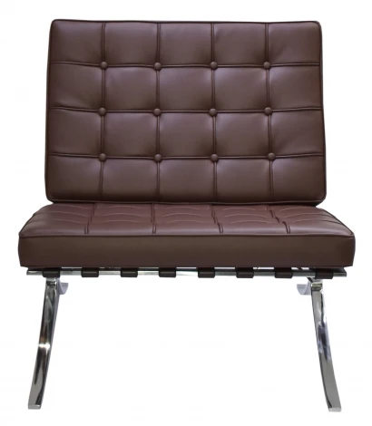 Кресло BARCELONA CHAIR коричневый