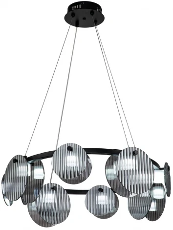 Подвесной светильник светодиодный Stilfort Relux 4008/02/08P (220V, пульт управления, на тросе, круглые)