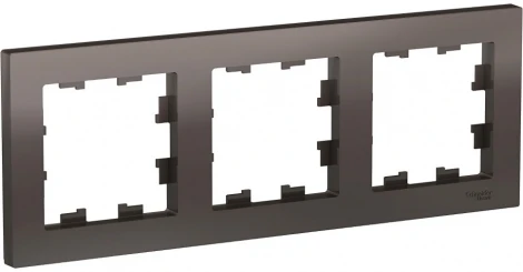 Рамка на 3 поста (мокко) Systeme Electric AtlasDesign ATN000603