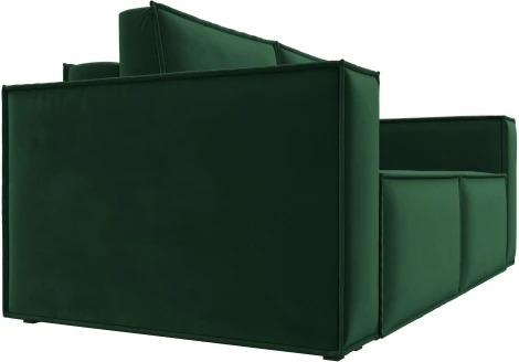 Диван прямой Куба мини (Зеленый/Велюр) Лига Диванов арт.121873