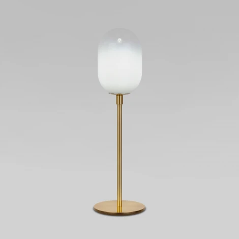 Интерьерная настольная лампа с выключателем Eurosvet Loona 01161/1 латунь (220V)