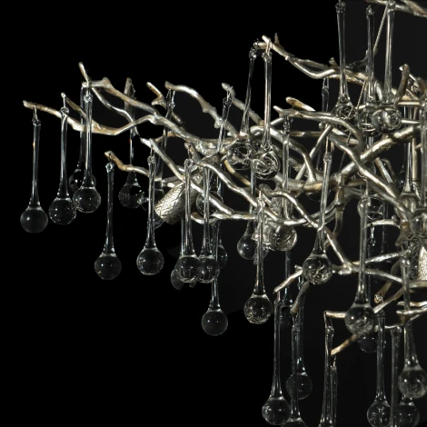 Подвесная люстра Loft IT Bijout 10067/1250 SG (220V, на тросе, ветки)