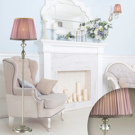 Торшер Odeon Light Gaellori 3393/1F (220V, хрусталь, выключатель, круглые)