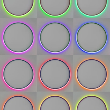 Настенно-потолочный светодиодный светильник IP40 Citilux Etalon CL750500R Белый+Бук с пультом и RGB подсветкой