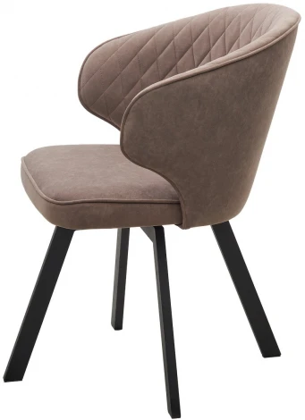 Стул SKAT 360 град. поворот. B5 Капучино, велюр / черный каркас, М-City