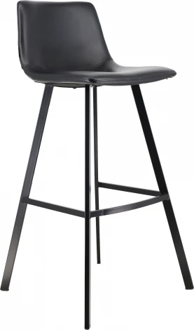 Барный стул Everprof Signal Экокожа Черный