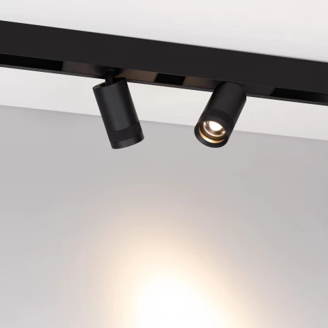 Трековый светильник магнитный MAG-SPOT-ZOOM-45-R60-15W Warm3000 (BK, 15-50 deg, 24V) (Arlight, IP20 Металл) 049937 (LED)