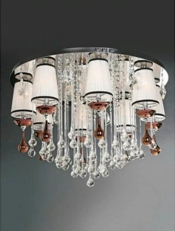 Потолочная люстра Vitaluce V5068/12PL, 8хЕ14 макс.40Вт , 4хGU10 макс.50Вт (220V, подвески)