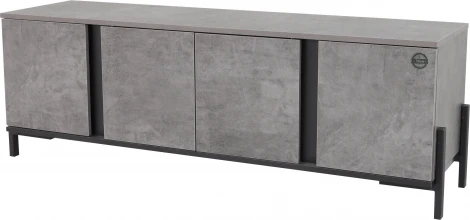 Ивару НЕКСТ - 1 тумба ТВ Камень темный, Черный