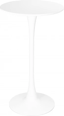Стол барный MIA BAR Dobrin (белая столешница, белое основание)