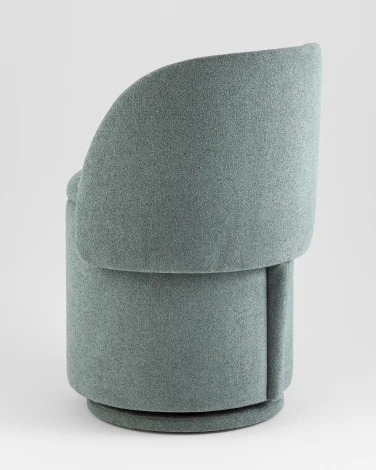Пуф-трансформер Таунсвилл вращающийся с ящиком букле зеленый Stool Group УТ000042270