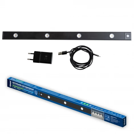 Светильник светодиодный для мебели с сенсором движения и освещенности Uniel ULI-F50-5W/4000K SENSOR IP40 BLACK