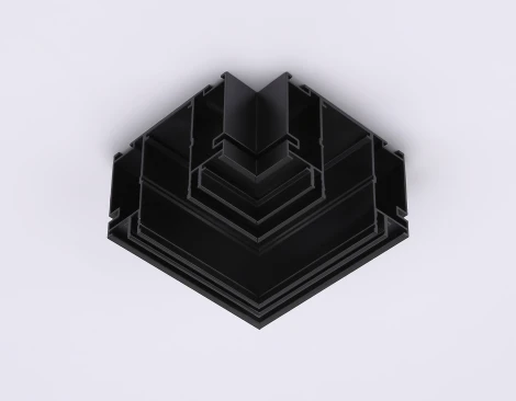 Коннектор угловой для магнитного шинопровода в натяжной потолок Ambrella TRACK SYSTEM GL1046