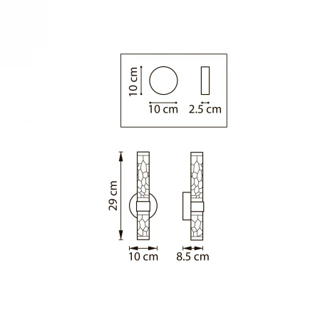 Настенный светильник светодиодный Lightstar Acrile 737662