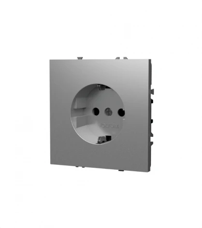 Розетка с заземлением (шелк) Voltum S70 VLS040104