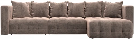 Диван угловой Лига-052 НПБ Лонг угол универсальный Лига Диванов (Велюр) арт.128819