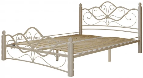 Кровать КМД 4-01 Венера 1 160х200, Белый, Форвард