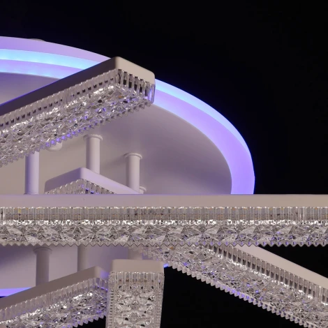 Потолочная RGB LED люстра с ПДУ De City Оскар 510012208