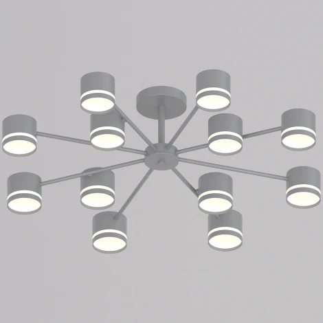 Потолочная люстра на штанге Reluce 89730-0.3-12 GX53 GREY