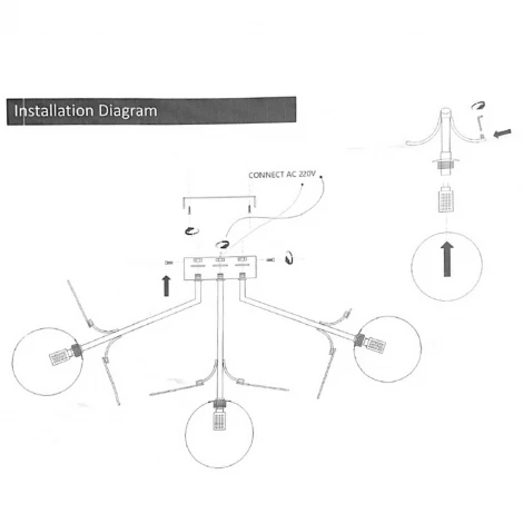 Потолочная люстра G9 Lu Carte LC-11-1171