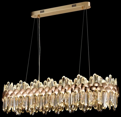 Подвесная люстра Wertmark Debora WE104.05.303 (LED, 220V, хрусталь, пульт управления)