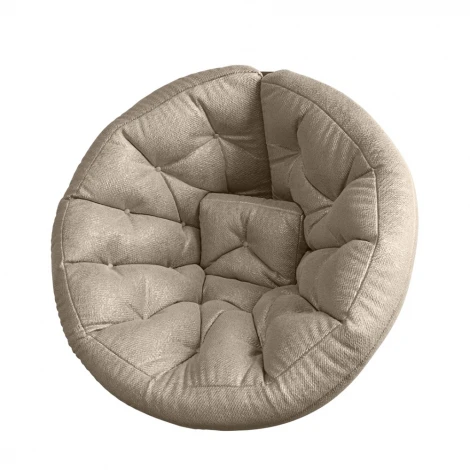 Кресло Dreambag Футон Светло-Бежевый (Велюр, L) 6926611