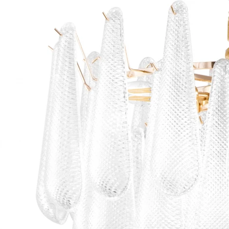 Подвесная люстра 799102 10х6W(led) E14 Золото/Прозрачный Lightstar Retro II 799102