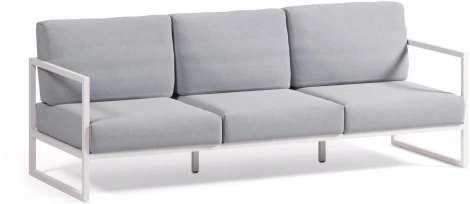 Диван уличный La Forma (ex Julia Grup) Comova (Белый,Синий/ Пена,Полипропилен,Алюминий,Металл,Искусственные волокна)
